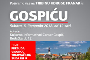 TRIBINA U GOSPIĆU