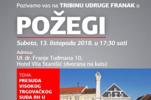 TRIBINA – POŽEGA
