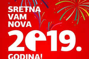 U OČEKIVANJU NOVIH POBJEDA ŽELIMO VAM SRETNU I USPJEŠNU 2019. GODINU!