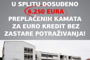 PRESUDA ZA KAMATE IZ EURO KREDITA!