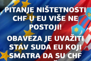 PRIOPĆENJE UDRUGE FRANAK POVODOM ZAHTJEVA PAZINSKOGA SUDA ZA OGLEDNI POSTUPAK!