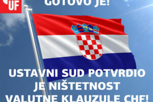 USTAVNI SUD ZAPEČATIO JE NIŠTETNOST VALUTNE KLAUZULE CHF!