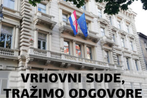 VAŽNA PITANJA POSTAVILI SMO VRHOVNOM SUDU 30.7.2021.