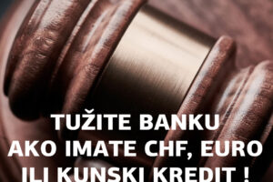 OBAVIJEST SVIM KORISNICIMA KREDITA!