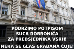 POTPIŠITE I PODIJELITE PETICIJU‼️ ZA suca Radovana Dobronića