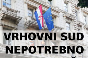 REAKCIJA UDRUGE FRANAK NA PRIOPĆENJE VRHOVNOG SUDA RH OD 23.9.2021.