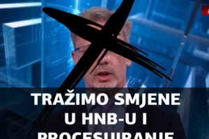 HNB-OVI DUŽNOSNICI I ZAPOSLENICI UHVAĆENI S PRSTIMA U MEDU! POZIVAMO DRŽAVNE INSTITUCIJE NA IZVIDE I POSTUPANJE!