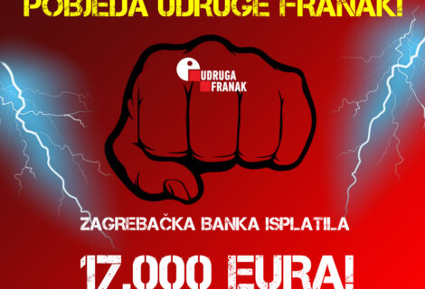UDRUGA FRANAK OMOGUĆILA JE DVOJICI POTROŠAČA NAPLATU 18.600 EURA OD ZABE I REPUBLIKE HRVATSKE!