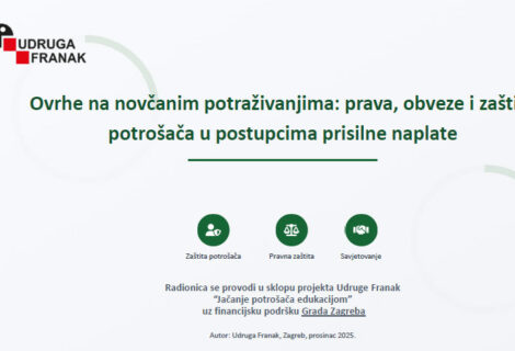 Ovrhe na novčanim potraživanjima: prava, obveze i zaštita potrošača u postupcima prisilne naplate