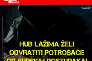 HUB NEISTINAMA NAPADA UDRUGU FRANAK, A SVE TROŠKOVE U PRESUDAMA ZA ZATEZNE KAMATE MORAJU SNOSITI BANKE!