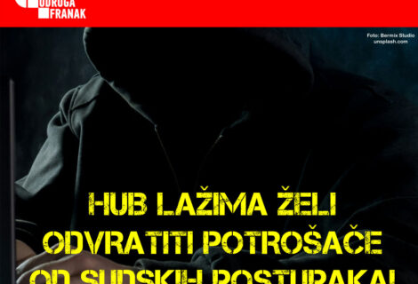 HUB NEISTINAMA NAPADA UDRUGU FRANAK, A SVE TROŠKOVE U PRESUDAMA ZA ZATEZNE KAMATE MORAJU SNOSITI BANKE!