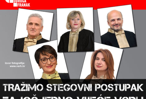 NOVA PRIJAVA I POZIV NA POKRETANJE STEGOVNOG POSTUPKA!